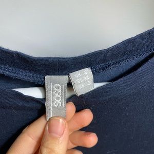 ASOS t-shirt dress navy